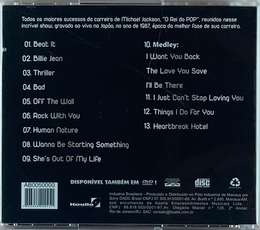 Michael Jackson – The Best of Michael Jackson Live (CD usado